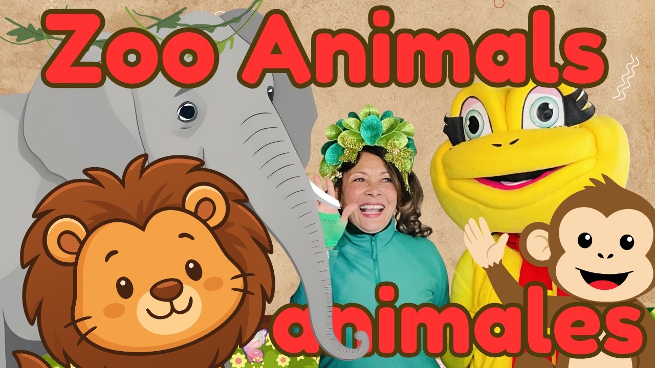 ASL ZOO ANIMALS SONG - ANIMALES I ENGLISH - SPANISH