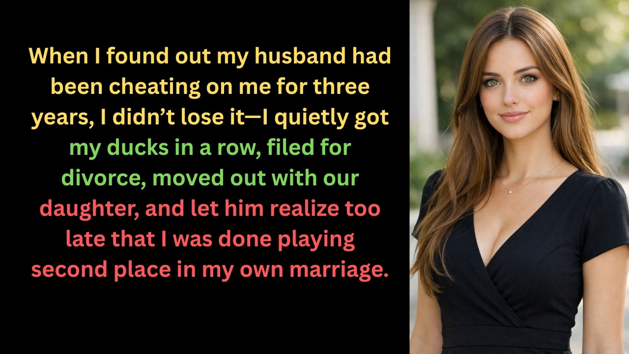 when i found out my husband had been cheating on me for three years i did't lose it,