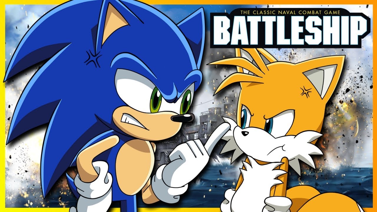 SONIC VS TAILS!!! Sonic & Tails Play Hasbro Battleships