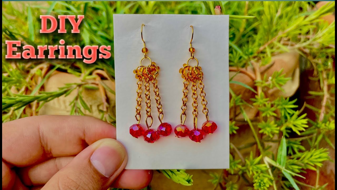 DIY Handmade Earrings | Party Wear Earrings | Handmade Earrings Tutorials |@DIYMultiCrafts