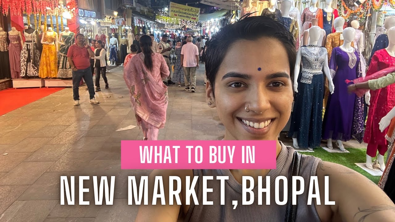 New Market Bhopal🛍️| Street Shopping🤑| Winter Collection🧣|Desi thrift market🪔