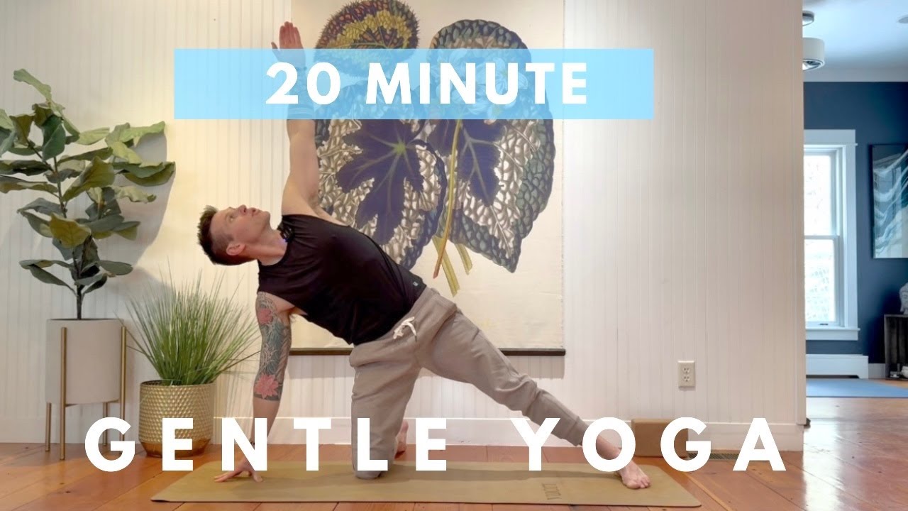 20 Minute Gentle Yoga Class For Beginners and Athletes