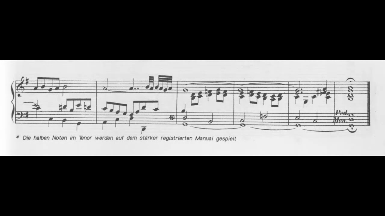 Moritz Brosig - [Fünf Vorspiele] op. 4 [Score Video]
