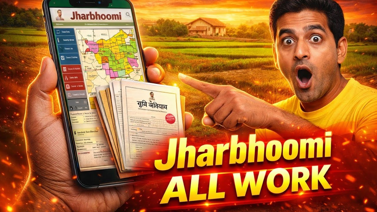 Jharkhand Jharbhoomi Full Tutorial 2026 | Land Record, Dakhil Kharij & Lagaan Rasid Online