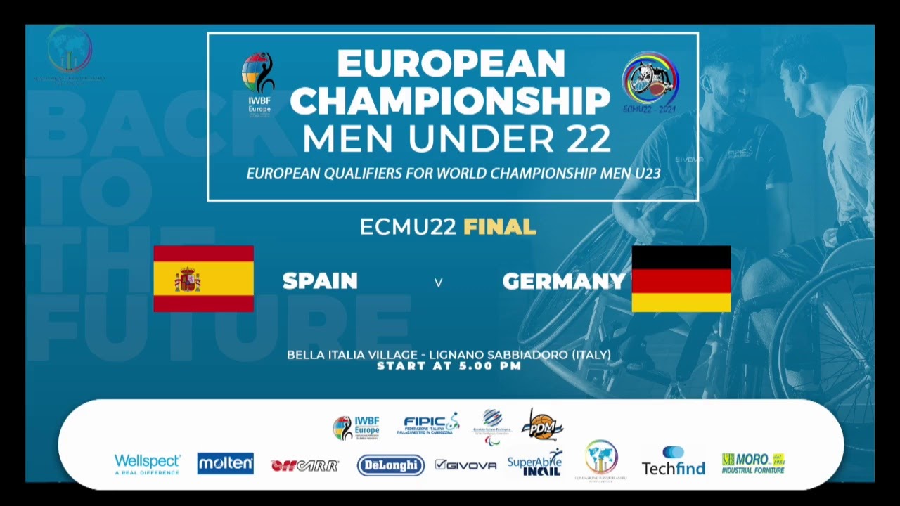 Spain vs Germany - European Championship Men Under 22 Wheelchair Basketball