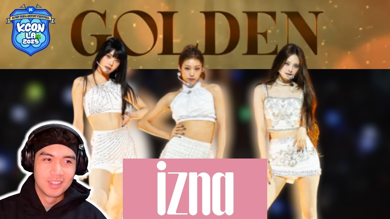 IZNA (이즈나) - 'Golden' Cover at  KCon LA 2025 Reaction!