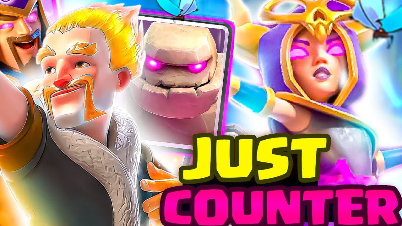 Unstoppable Golem Deck! Destroy Every Counter in Clash Royale 🔥 | Ultimate Ladder Push 2025