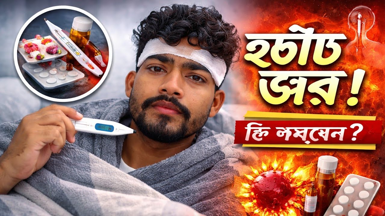 হঠাৎ জ্বর 😷 | আজকে শরীরটা একদম খারাপ | Village Life Vlog