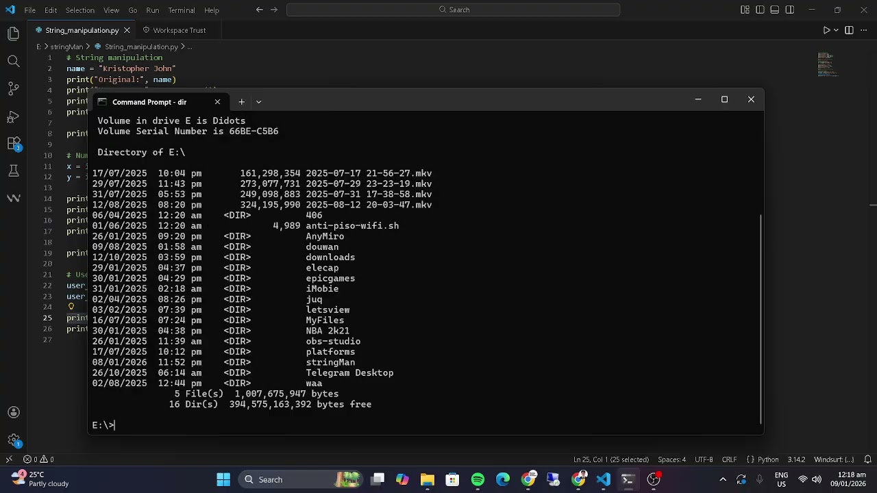Exploring Python
