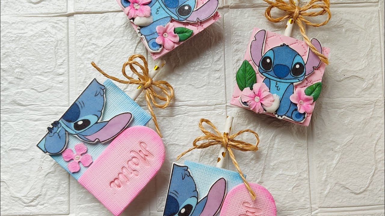 Como aplicar papel arroz na pasta americana/ Doce personalizado com papel arroz.