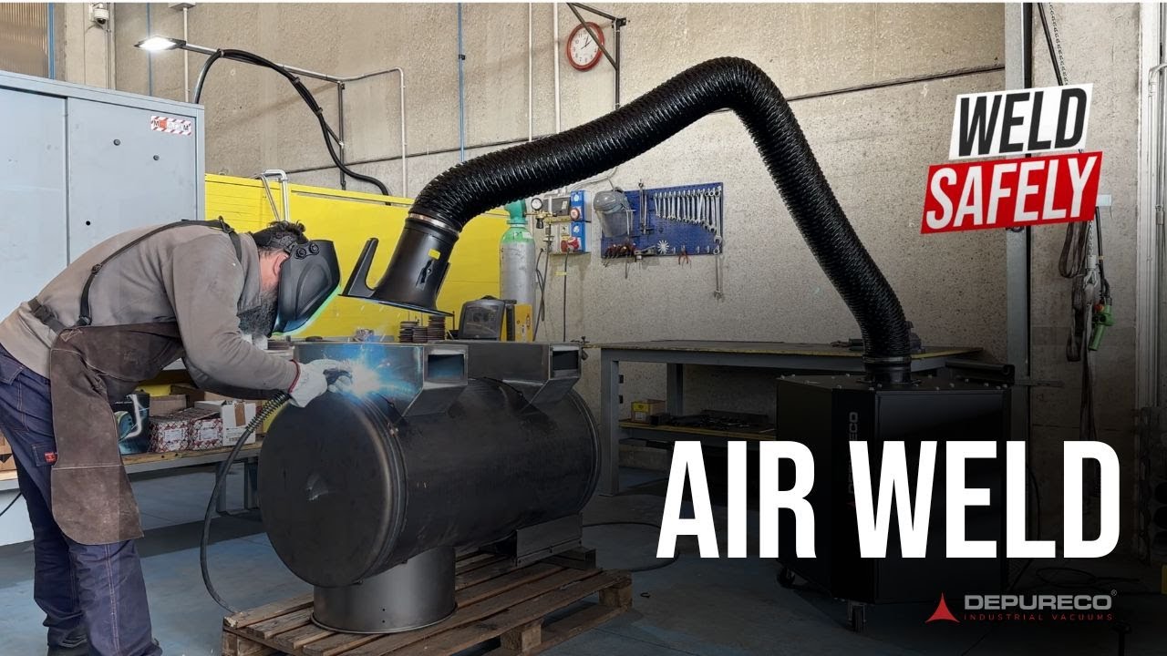 Descubra AIR WELD, nuestra aspiradora industrial para humos de soldadura | Depureco
