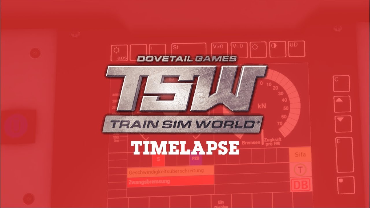 [60p] Train Sim World: Ruhr Sieg Nord 10x Timelapse