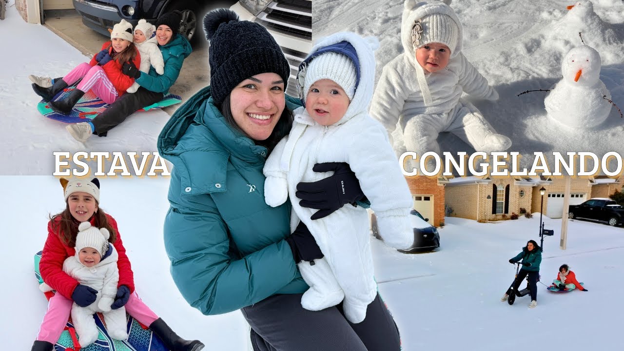 Primeira vez da minha bebe na neve ❄️, Receitinha facil e muito gostosa 😋