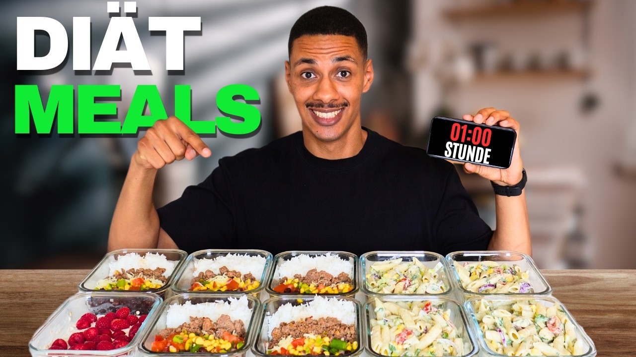 5 Tage Meal Prep zum Abnehmen | High Protein & SCHNELL!