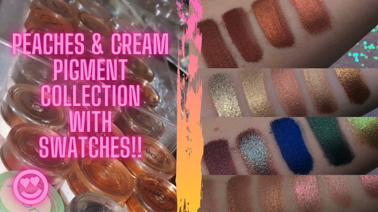 PEACHES & CREAM PIGMENT COLLECTION | MELISSA MUA