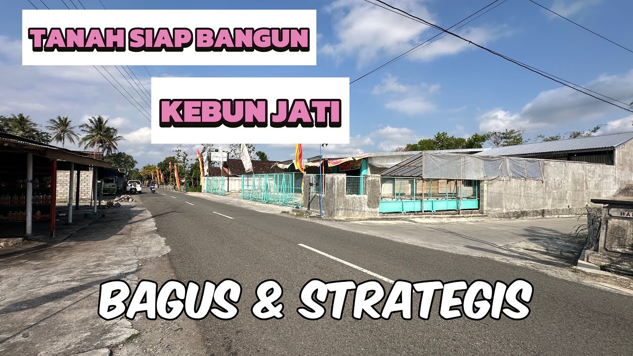 Dijual tanah bagus isian pohon jati