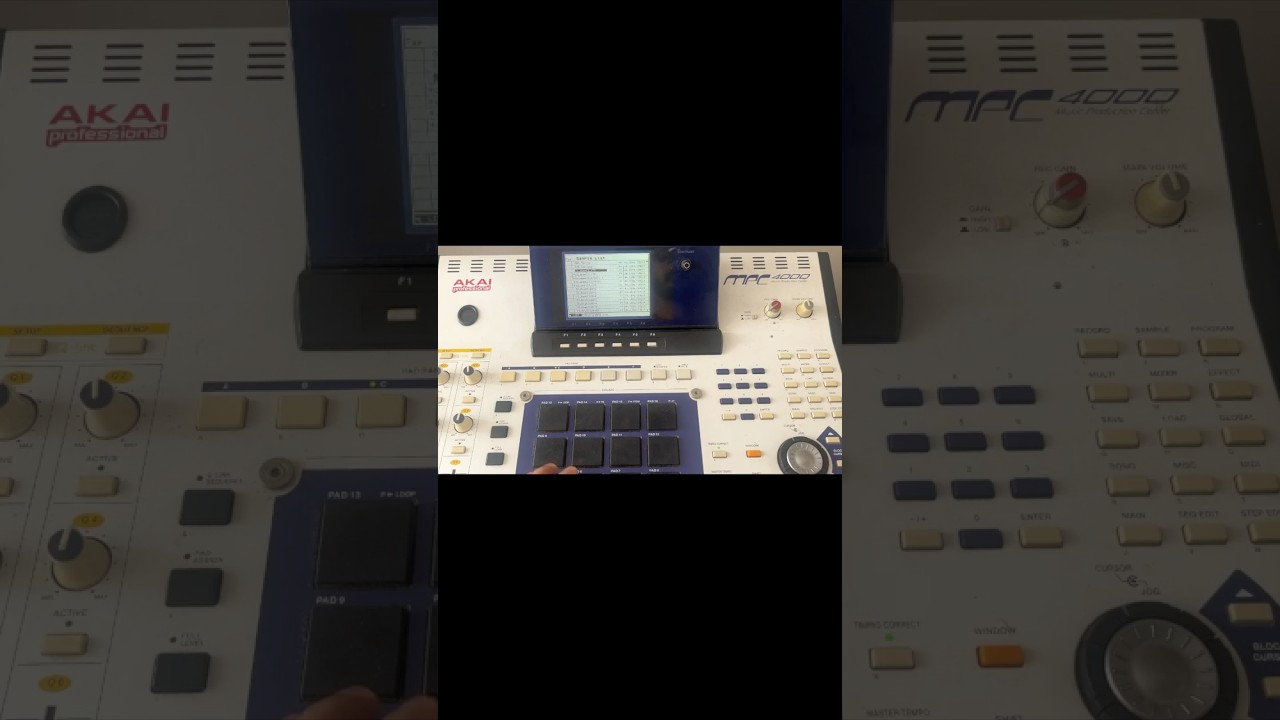 How to get the Akai s950 time stretch sound on the MPC 4000 with Amen breaks #akai #mpc #s950