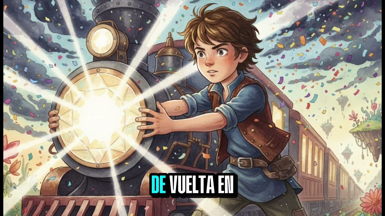Clemente y el Tren de las Nubes de Algodón | Cuento para Dormir Infantil Relajante