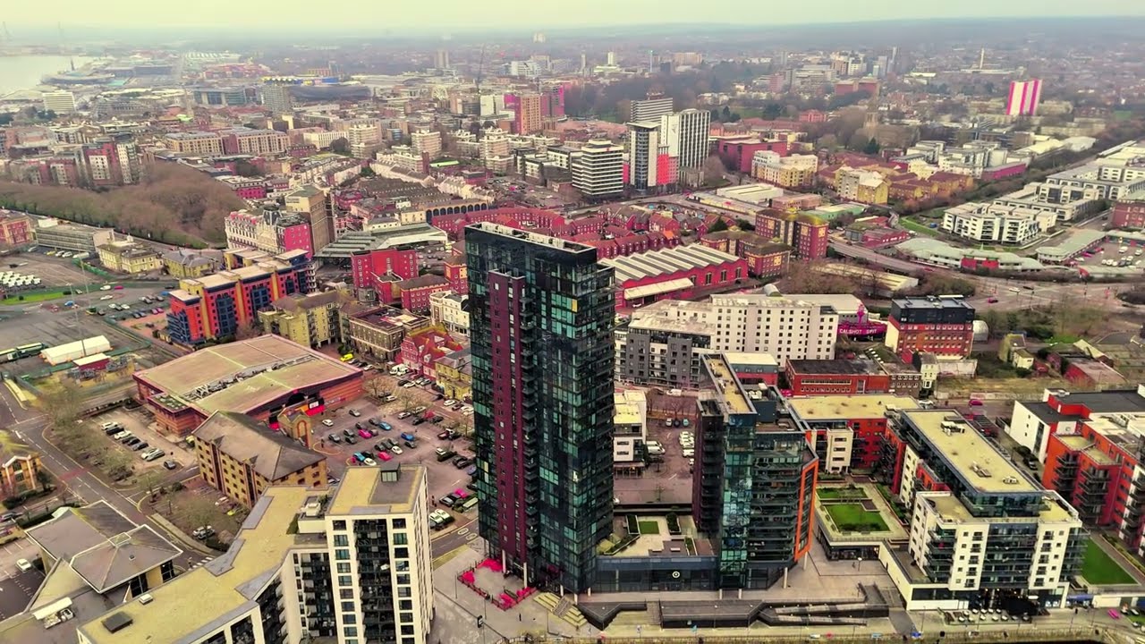 Southampton ocean Village cinematic shot by dji mini 4pro