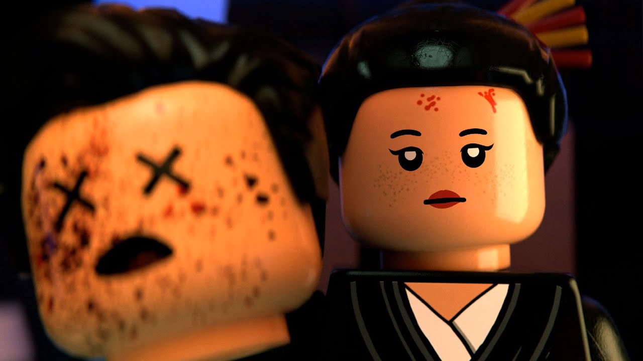 Kill Bill ... in LEGO | Collecting Heads [Blender] 4K