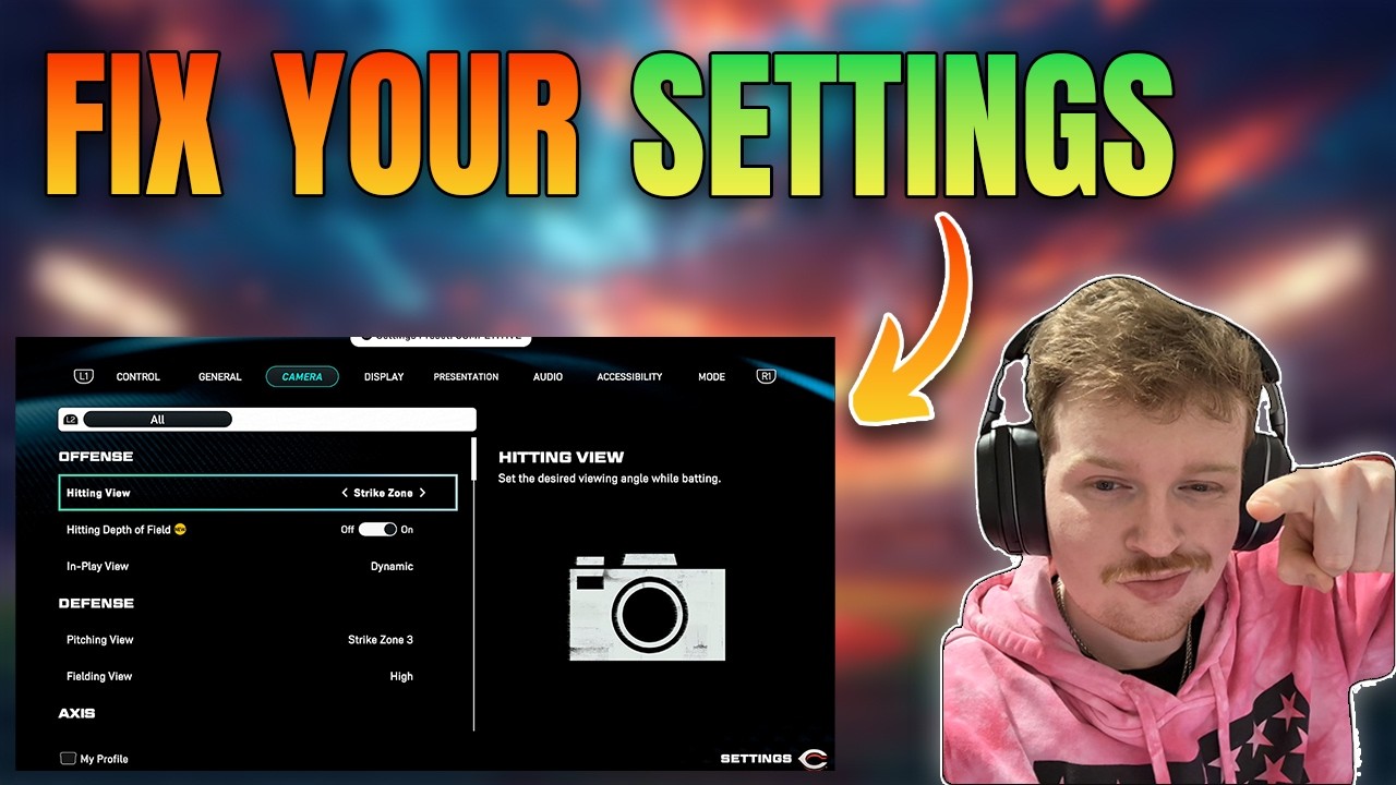 In Depth SETTINGS GUIDE for MLB The Show 26