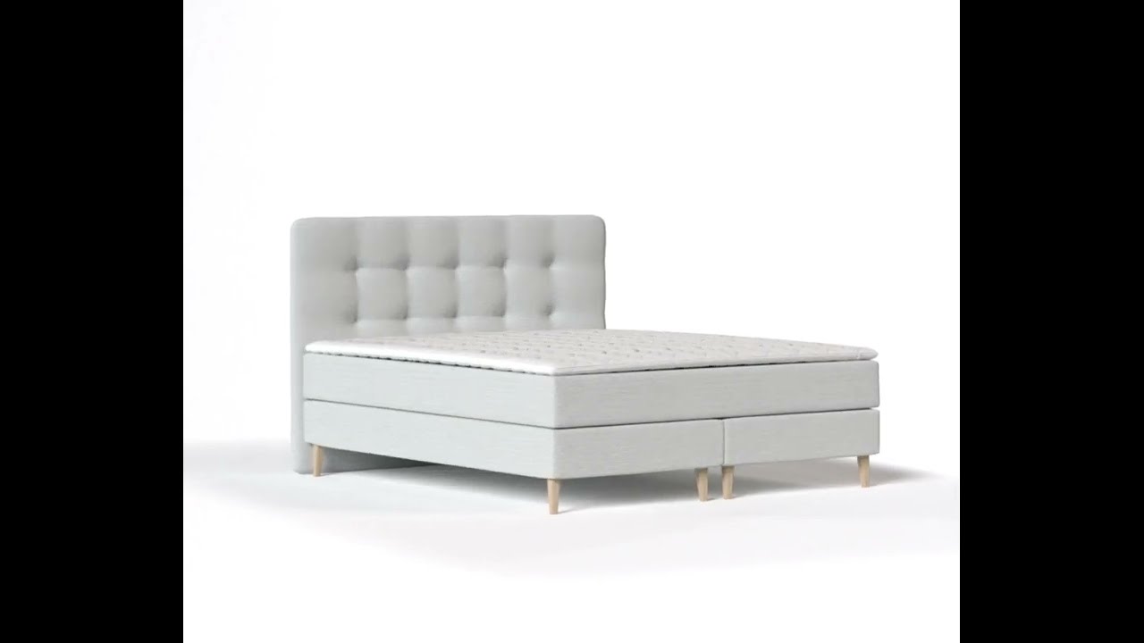 Pure continental upholstered bed by Maison De Reve