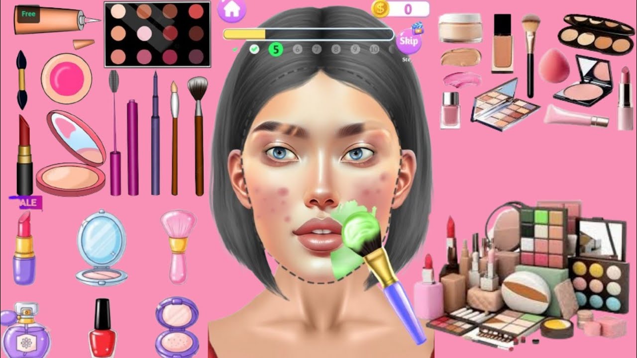 Makeup Game Transformation 😍 | Before After Makeup Challenge