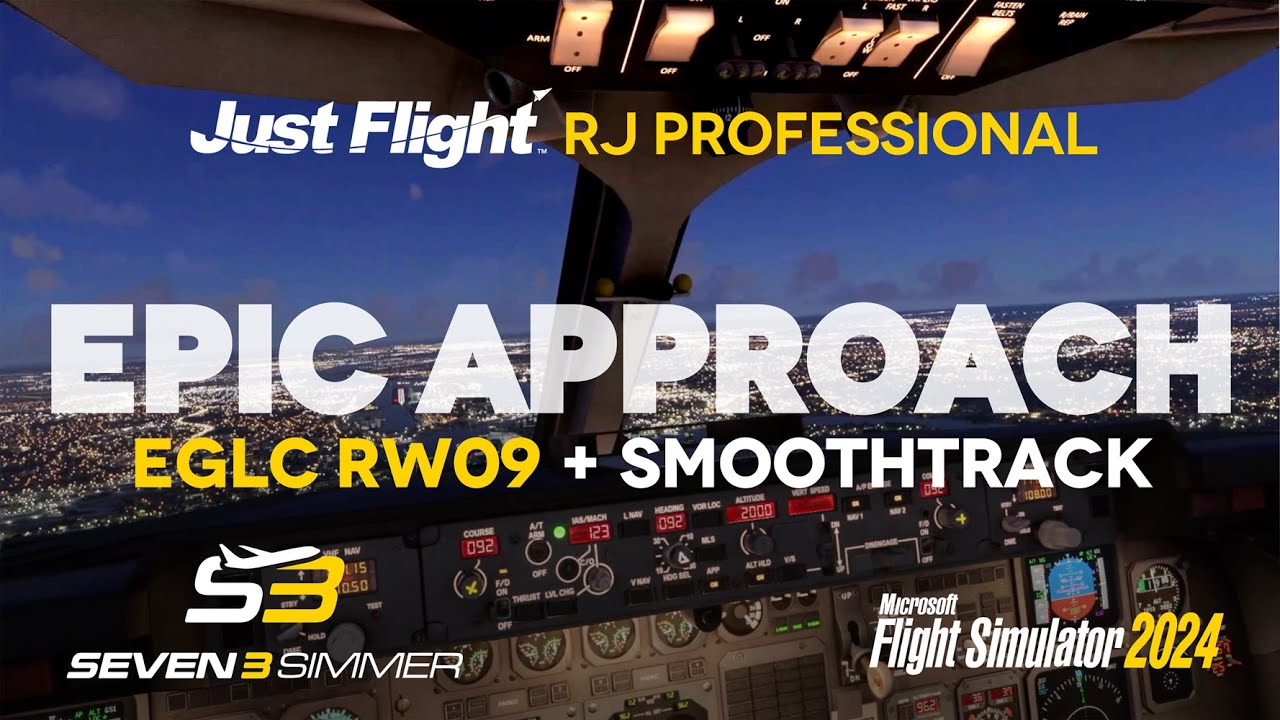 ЭПИЧЕСКИЙ ПОДХОД Аэропорт Лондон-Сити + SmoothTrack #flightsimulator #microsoftflightsimulator #m...