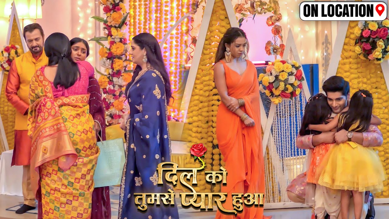 Dil Ko Tumse Pyaar Hua | Chirag को दोनो बच्चे गले लग कर देख, Deepika क्यू खुश हो गई | On Location