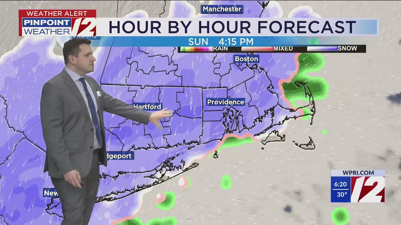 WPRI 12 Weather Forecast 1/18/25: Tracking Rain, Snow, and Frigid Air Ahead