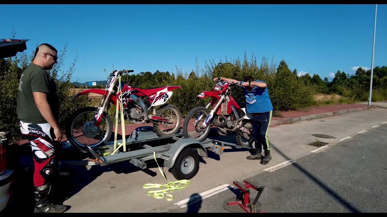 FPV Chasing Honda CR 125cc   YouTube