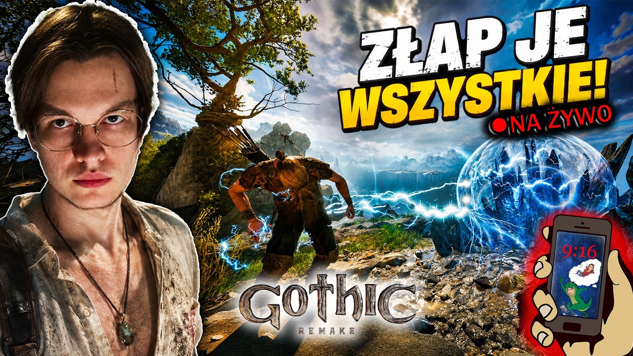 🔴[SHORT]🔴Zbierzmy kamienie! #9🪨🗡️[Na żywo]🔴Gothic Remake😱 [RTX 5090] [Dubbing PL]