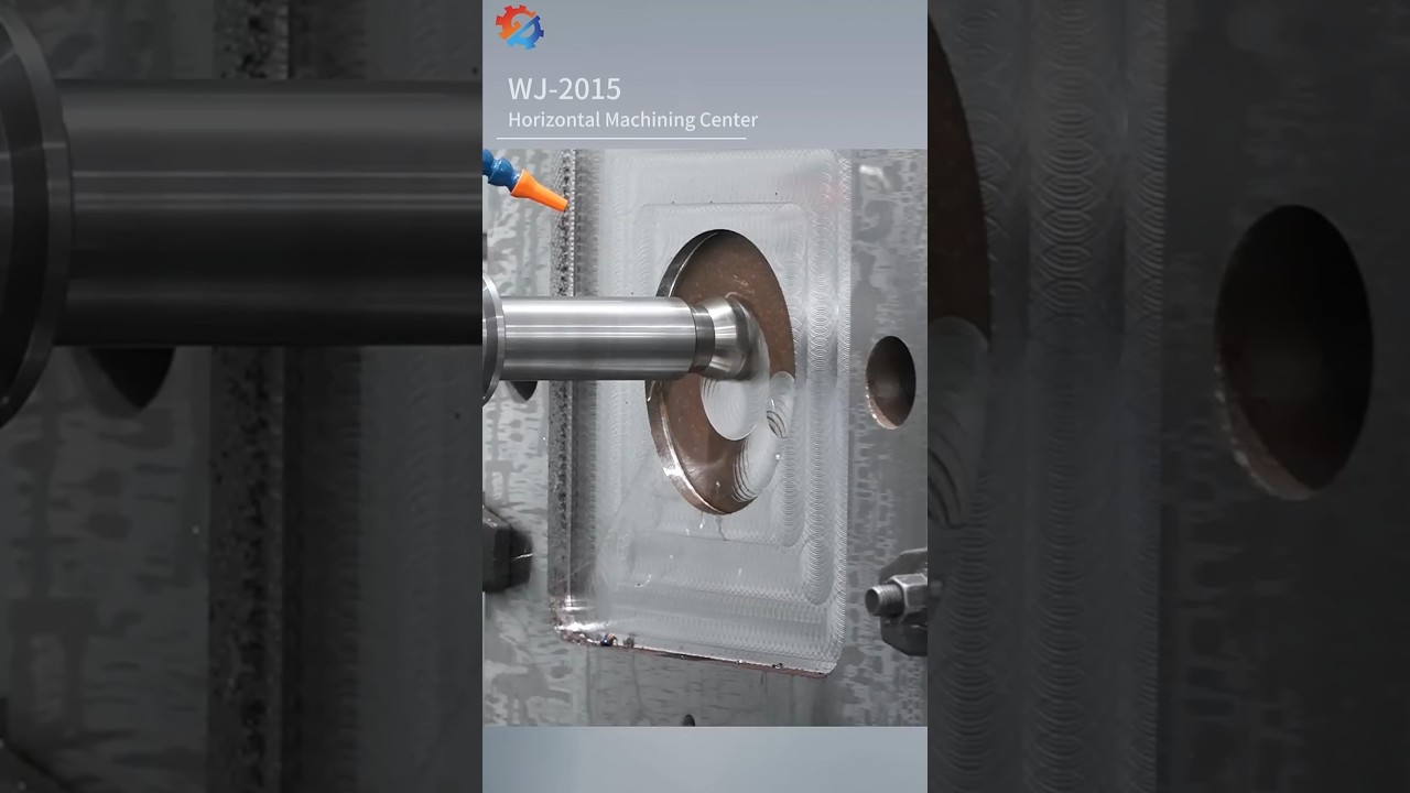 Horizontal Machining Center WJ-2015 for Mold Base and Deep Cavity Machining #GooDa #hmc #moldmaking