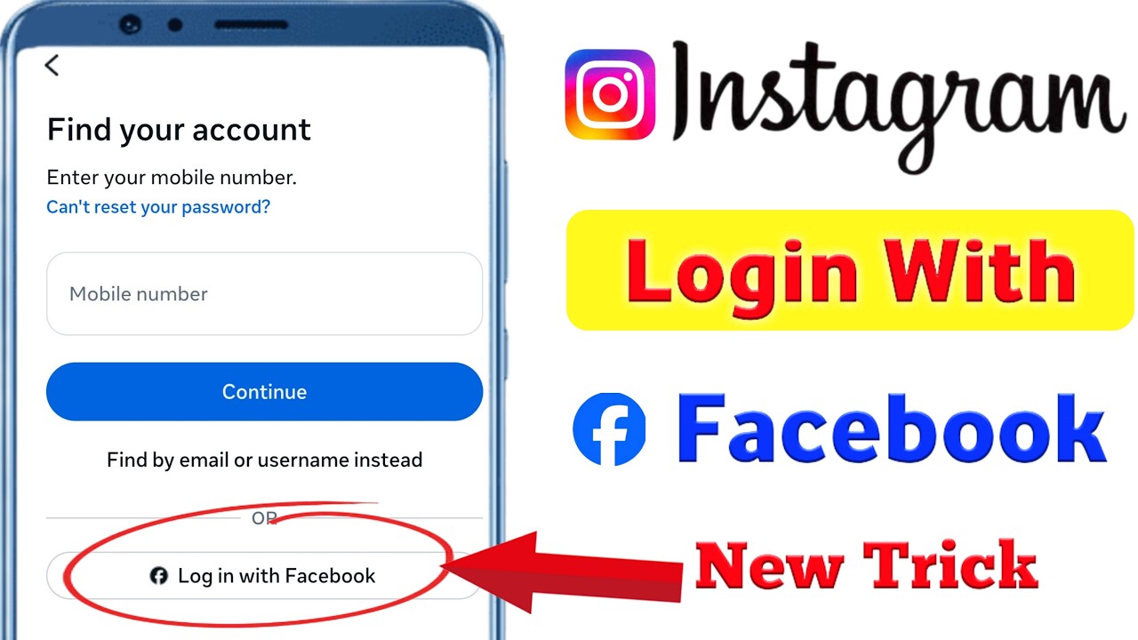 instagram ki id facebook se kaise login karen||how to login instagram with facebook