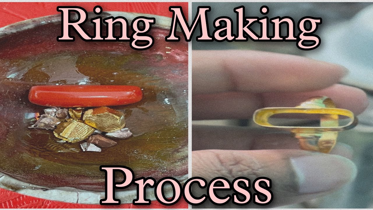 Ring Making / Munga Stone #hallmark #gold