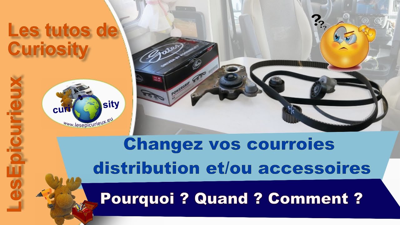 Avant la panne et une réparation très chère : changez vos courroies ! Durées de vie très courtes...