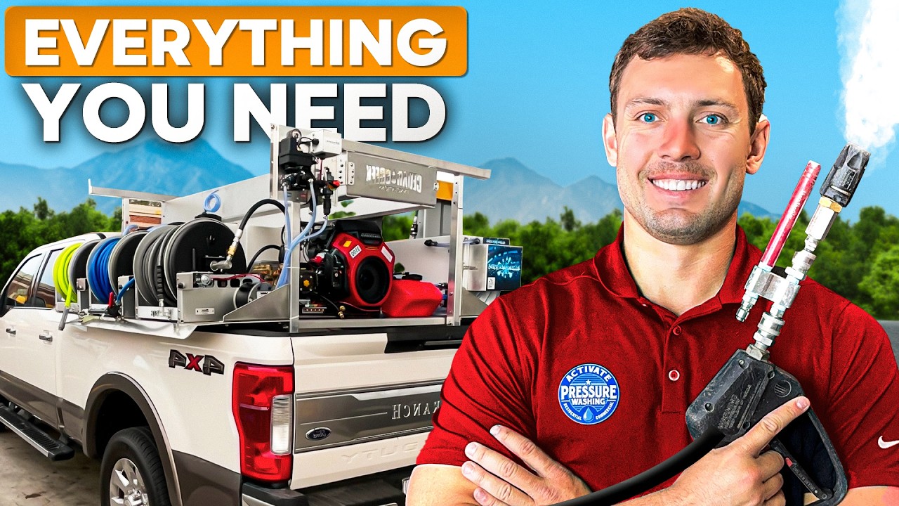 Pressure Washing Equipment | What you need in 2025 for beginners
