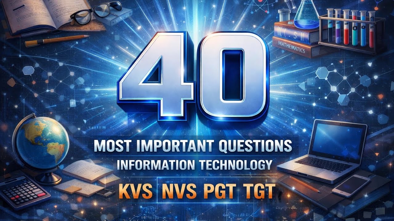 40 high scoring computer one liner questions ! SSC ! Railway NTPC ! KVS/NVS .(Part- 2)