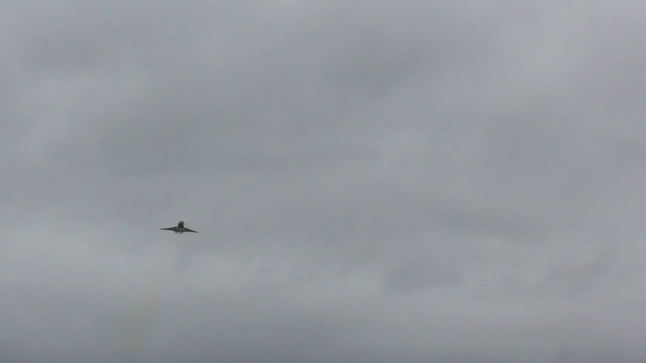 Italian EUROFIGHTER  TYPHOON High speed pass RIAT 2024