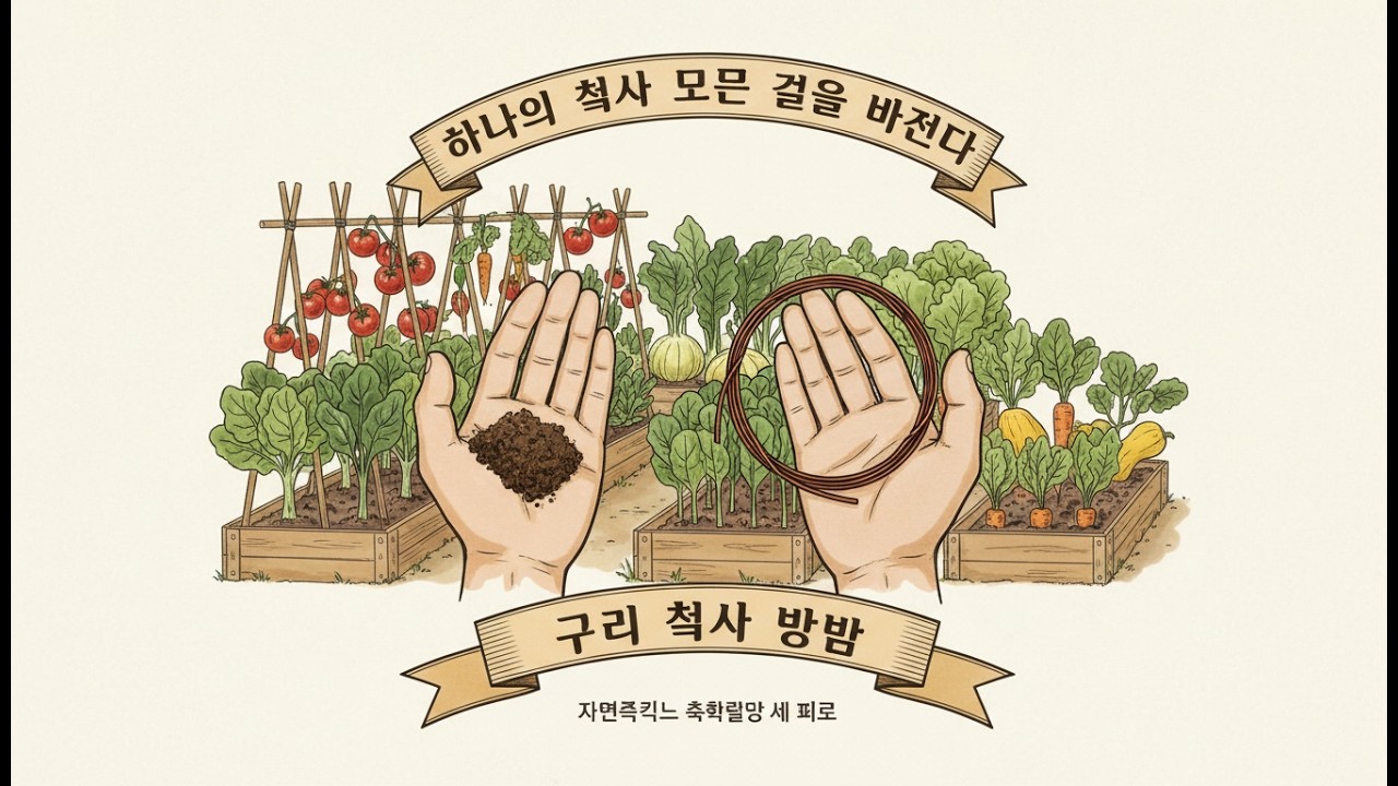 🌱 구리선 하나로 수확량을 세 배로 — 비싼 비료나 화학제품 없이!