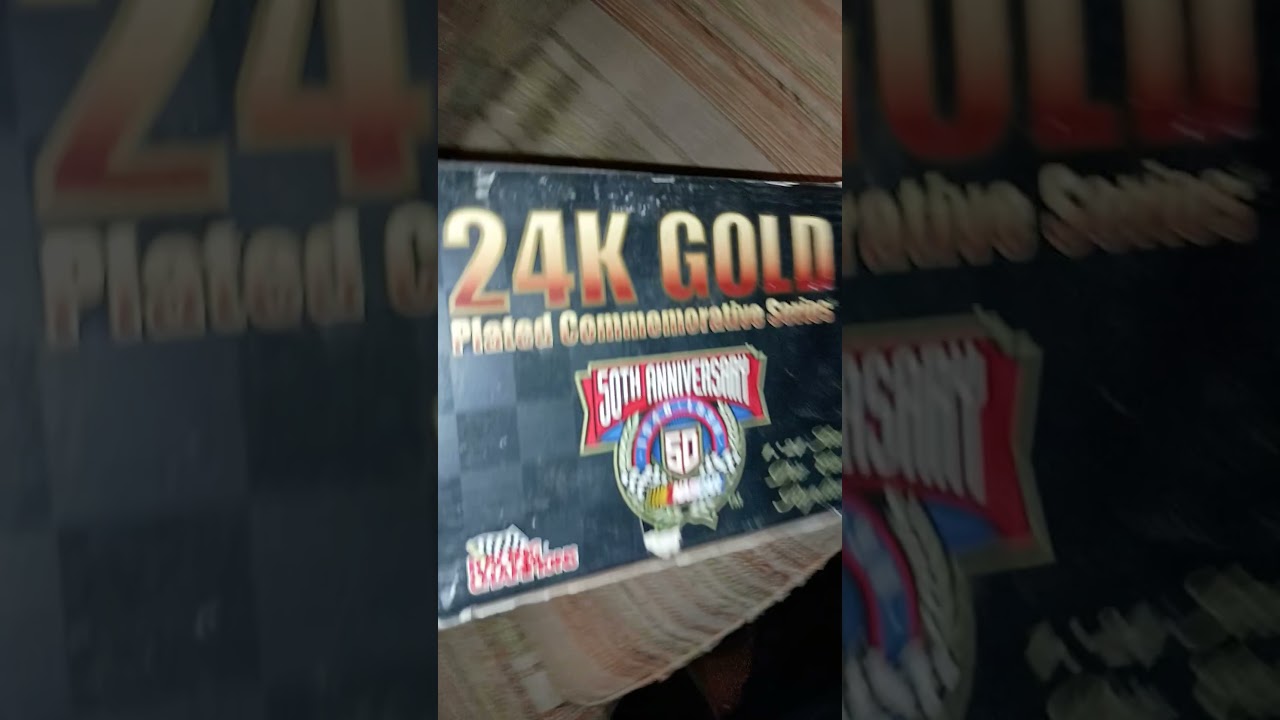 NASCAR Racing Champions 24K Gold Plated Series Car!