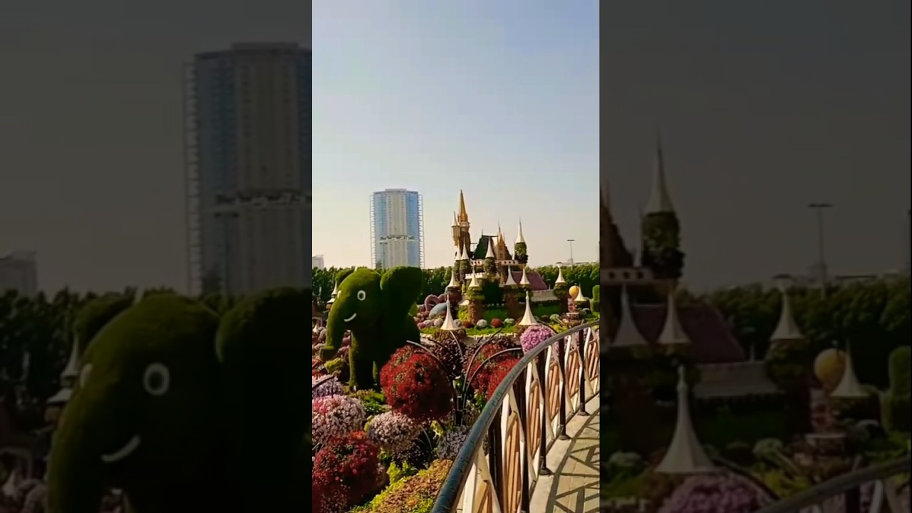 American Garden Dubai | Polonga Garden View | Beautiful Dubai Park 🌴🇦🇪 