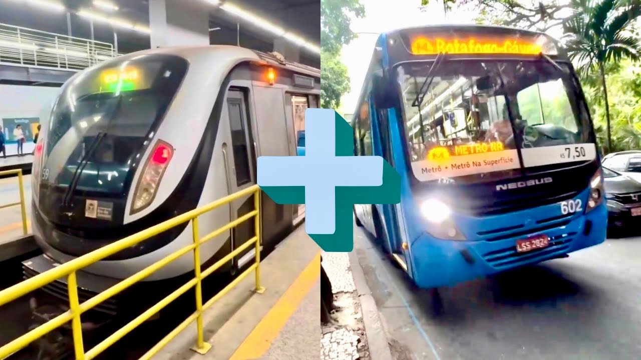 MetrôRio | Da Central a Humaitá (Linha 2 + Metrô na superfície)
