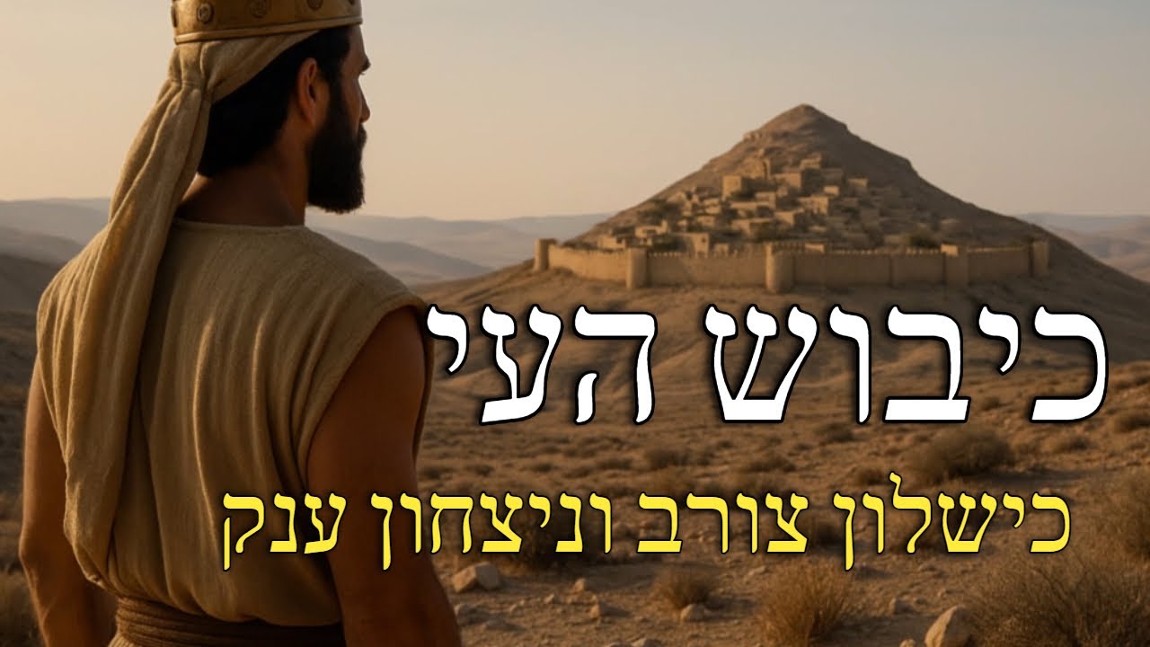 כיבוש העי - כישלון צורב וניצחון ענק - מוסר השכל מהתורה