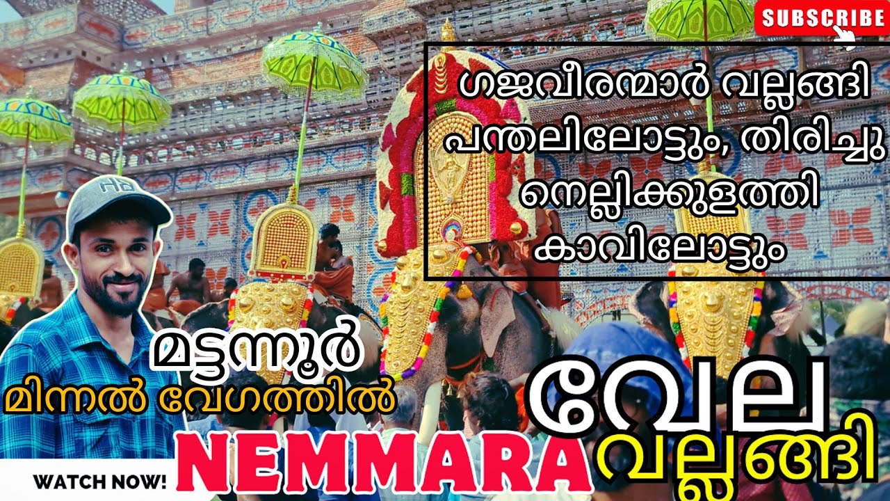 മിന്നൽ മട്ടന്നൂർ/വല്ലങ്ങി ആന പന്തലിലോട്ട് ആനകൾ നിരന്നപ്പോൾ/Nemmara Vallanghi Vela/2024/#nemmaravela