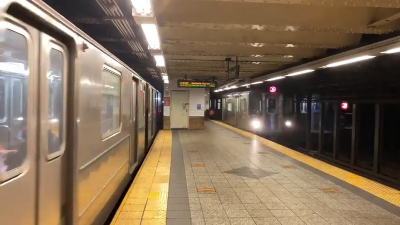 PM Rush Hour R62/R62A/R142 1 Local And 2,3,5 Express Trains At 72nd Street