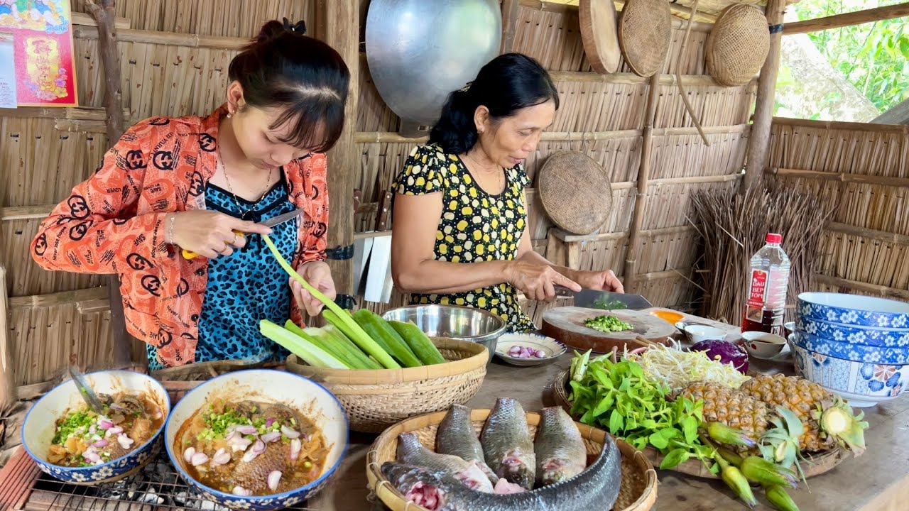 Cá Rô Kho Tộ Theo Cách Địa Chủ Ngày Xưa Ngon Đến Cở Nào | braised perch in a bowl | KBMQ T203
