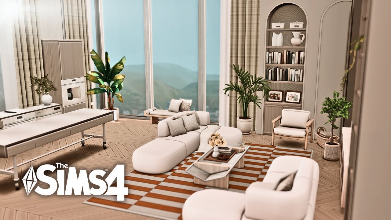 NBA Player & Model Penthouse [888 Spire Apt] || The Sims 4 Speed Build