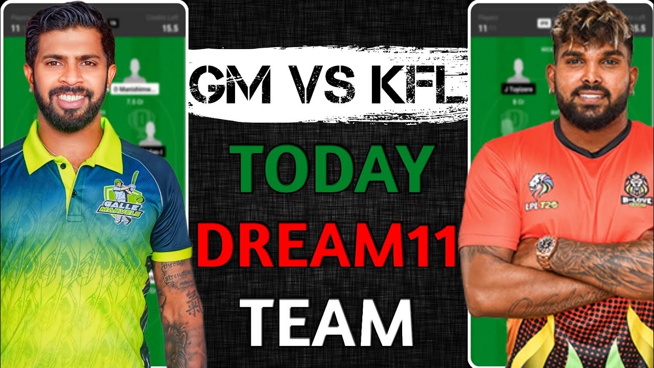 GM vs KFL Dream11 Team, GM vs KFL Dream11 Prediction, GM vs KFL Dream11: Fantasy Tips Analysis