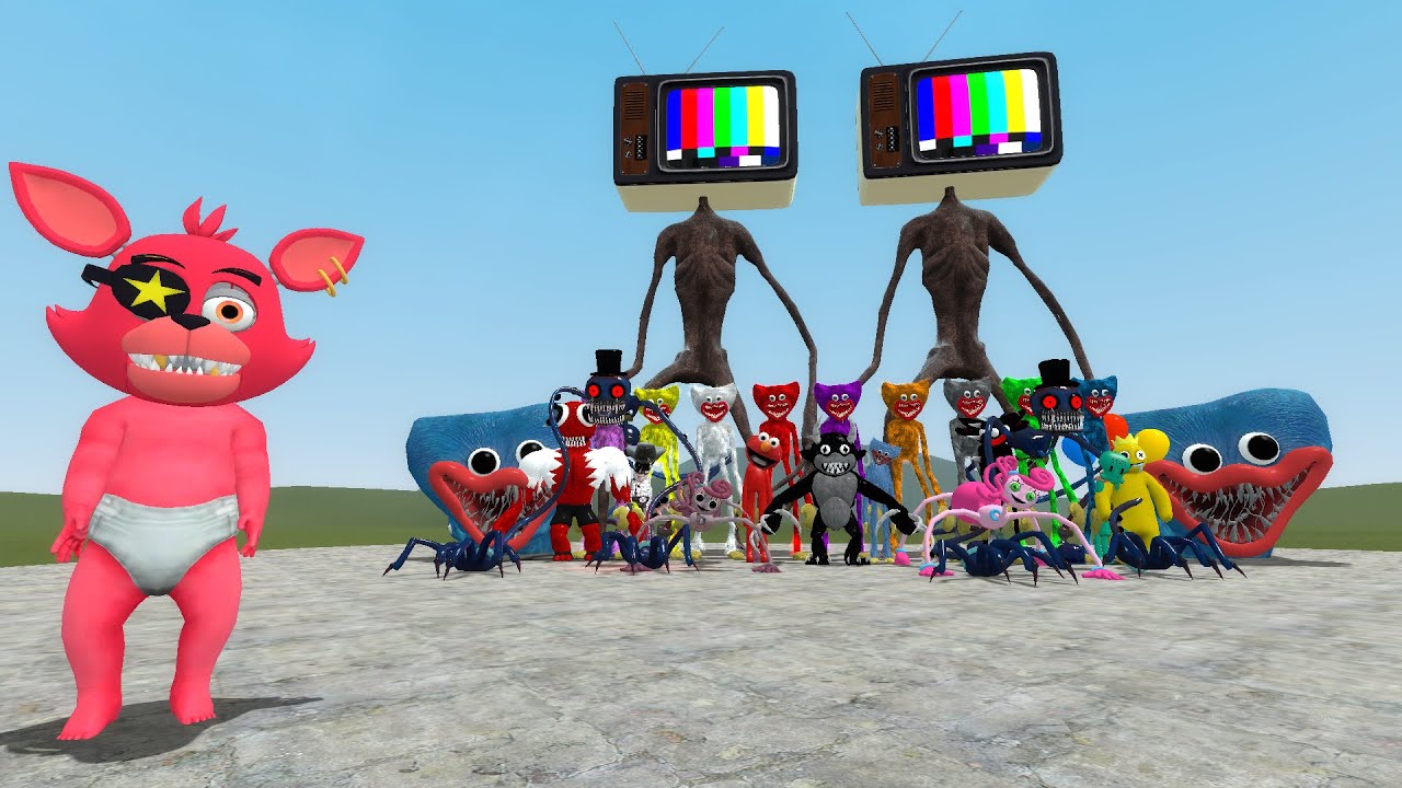 BABY BOXY VS POPPY PLAYTIME, SLVM CREATURES, THOMAS TRAIN, ALPHABET LORE - Garry's Mod